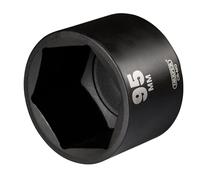 Draper HI-TORQ Deep Impact Socket, 1" Square Drive, 95mm - 08528-6-Point CR-MO Steel