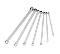 Draper Hi-Torq Extra-Long Double Ring Ratchet Spanner Set (7 Piece) - 27778