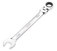 Draper 52022 Hi-Torq Metric Flexible Head Ratcheting Combination Spanner, 21mm