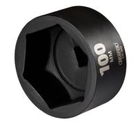 Draper Impact Socket Hi-Torq - Hexagon (6-Point) CR-MO, 1" Square Drive, 1" 100mm