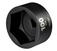 Draper HI-TORQ Impact Socket, 1" Square Drive, 100mm - 08510-6-Point CR-MO Steel