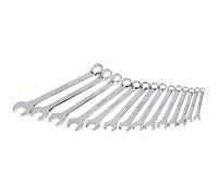 Draper HI-TORQ Metric Combination Spanner Set Chrome Vanadium Steel 14 Pieces