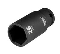 Draper HI-TORQ Metric Deep Impact Socket, 3/8" Sq. Dr., 26mm - 20193-6-Point CR-MO Steel