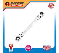 Draper HI-TORQ® Metric Flexible Head Double Ring Ratchet Spanner, 12 x 13mm 277