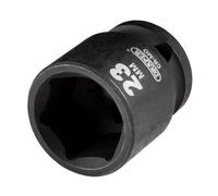 Draper HI-TORQ Metric Impact Socket, 1/2" Sq. Dr., 23mm - 20185-6-Point CR-MO Steel