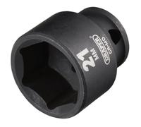 Draper HI-TORQ Metric Impact Socket, 3/8" Sq. Dr., 21mm - 20169-6-Point CR-MO Steel