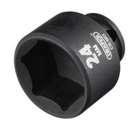 Draper HI-TORQ Metric Impact Socket, 3/8" Sq. Dr., 24mm - 20175-6-Point CR-MO Steel