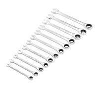 Draper HI-TORQ Metric Ratchet Combination Spanner Set 12 Piece 27689