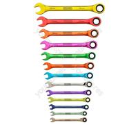 Draper HI-TORQ® Metric Ratchet Combination Spanner Set (13 Piece)