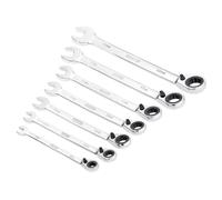 Draper 51179 Metric Reversible Ratcheting Combination Spanner Set 7 Piece