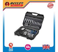 Draper HI-TORQ® Metric Socket and Bit Set, 1-4", 3-8" and 1-2" Sq. Dr. (188 Pie