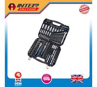 Draper HI-TORQ® Metric Socket and Bit Set, 1-4", 3-8" and 1-2" Sq. Dr. (219 Pie