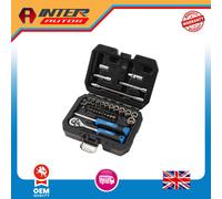 Draper HI-TORQ® Metric Socket and Bit Set, 1-4" Sq. Dr. (40 Piece) 24223
