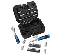 Draper HI-TORQ® Metric Socket and Bit Set, 1/4" Sq. Dr. 40 Piece Stock
