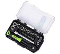 Draper Hi-Torq® Metric Socket And Bit Set 1/4in Sq. Dr. (25 Piece) Pk 1 24233