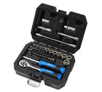 Draper Hi-Torq® Metric Socket And Bit Set 1/4in Sq. Dr. (40 Piece) Pk 1 24223