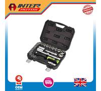 Draper HI-TORQ® Metric Socket Set, 1-2" Sq. Dr. (27 Piece) 24234