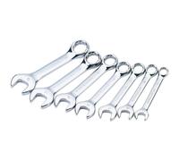 Draper 56398 Hi-Torq Metric Stubby Combination Spanner Set, 7 Pieces