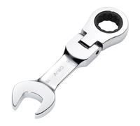 Draper Hi-Torq Stubby Flexible Head Ratchet Combination Spanner 15mm