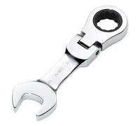 Draper Hi-Torq® Metric Stubby Flexible Head Ratchet Combination Spanner 17Mm each 1 27977