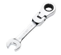 Draper Hi-Torq Stubby Flexible Head Ratchet Combination Spanner 9mm