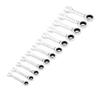 Draper Hi-Torq 12 Piece Stubby Ratchet Combination Spanner Set