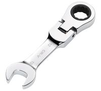 Draper Hi-Torq Stubby Flexible Head Ratchet Combination Spanner 12mm