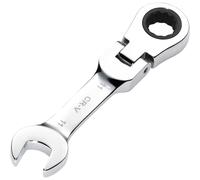 Draper Hi-Torq Stubby Flexible Head Ratchet Combination Spanner