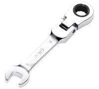 Draper Hi-Torq Stubby Flexible Head Ratchet Combination Spanner 8mm
