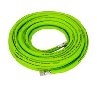 Draper High Visibility Hybrid Air Hose 10M X 8Mm 1/4in Bsp Green Pk 1 31734