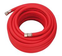 Draper High Visibility Hybrid Air Hose, 15M X 10mm, 1/4" Bsp, Red