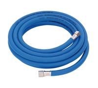 Draper High Visibility Hybrid Air Hose 5M X 10mm 1/4" Bsp Blue Flexible Line