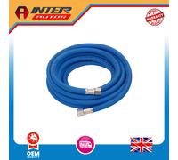 Draper High Visibility Hybrid Air Hose, 5m x 8mm, 1-4" BSP, Blue 31733