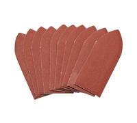 Draper Hook and Loop Aluminium Oxide Sanding Sheets, 32 x 92mm, 240 Grit (Pack of 10)