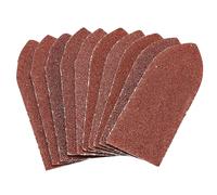 Draper Hook & Loop Aluminium Oxide Sanding Sheets 32 x 92mm 60 Grit 10 Pieces
