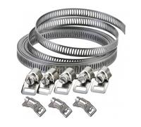 Draper Hose Clamp Jubilee Clip Set 8mm Wide x 3m Long Clamping Band Clamps Clips - 68267C