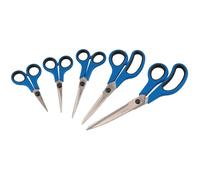 Draper Household Scissor Set 5 Piece Stainless Steel Soft Grip Handles 75552