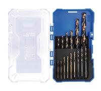 Draper Drill Bit Set HSS Turbo Titanium 15-Piece 1.5-10.0mm (09103) for Steel & Wood