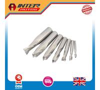 Draper HSS End Mill Set Dia. Two Flute, 4 - 16mm 04663