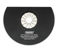 Draper Hss Segment Saw Blade, 88mm Diameter, 18Tpi 26072