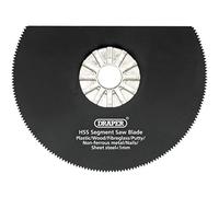 Draper HSS Segment Saw Blade, Blue, 88 mm Diameter x 18 TPI