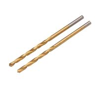 Draper 2pcs HSS Drill Bit 2.5 x 57 mm | Masonry Titanium Tools | Metal Tip Drills | Heavy Duty Bits | 08861
