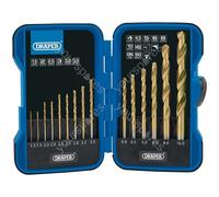 Draper HSS Titanium Nitride Coated Drill Bit Set (15 Piece)
