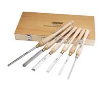 Draper HSS Woodturning Chisel Set (6 Piece)