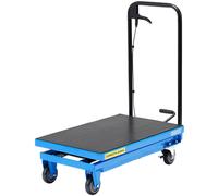 Draper Hydraulic Lifting Table, Certified to 225kg - 99814 - Lifting Range 225-720mm, Blue and Black