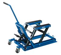 Draper 37777 Hydraulic Motorcycle and ATV Lift, Blue and Black, 680kg
