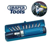 Draper Expert Impact Screwdriver Set 12-Piece - Manual Driver, 10 Bits, Forward/Reverse 22322