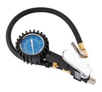 Draper In-Line Tyre Inflator With Clip-On Connector & 1/4" BSP Male Adaptor