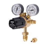 Draper Industrial Gas Bottle Regulator with Double Gauge, 300 bar