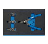 Draper Interchangeable Circlip Plier Set in 1/4 Drawer EVA Tray 5 Pc 63196